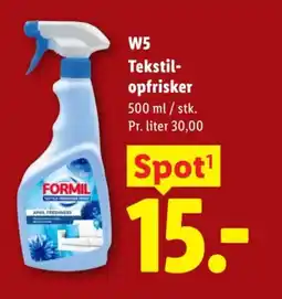 Lidl W5 Tekstil- opfrisker tilbud