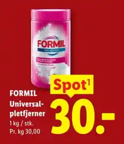 Lidl FORMIL Universal- pletfjerner tilbud