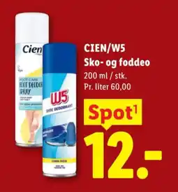 Lidl CIEN/W5 Sko- og foddeo tilbud