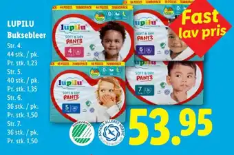 Lidl LUPILU Buksebleer tilbud