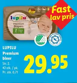 Lidl LUPILU Premium bleer tilbud