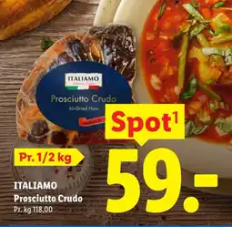 Lidl ITALIAMO Prosciutto Crudo tilbud