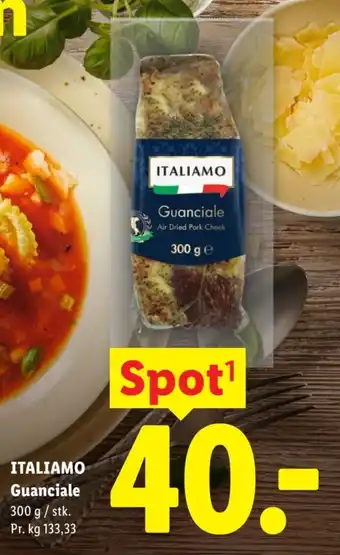 Lidl ITALIAMO Guanciale tilbud