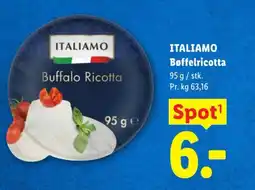Lidl ITALIAMO Bøffelricotta tilbud