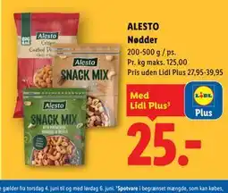 Lidl ALESTO Nødder, App-pris tilbud