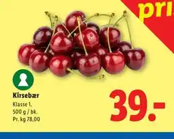 Lidl Kirsebær tilbud