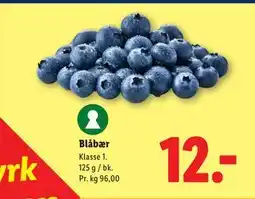 Lidl Blåbær tilbud