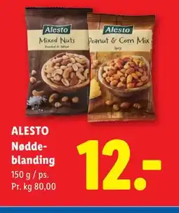Lidl ALESTO Nøddeblanding tilbud