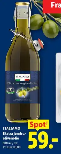 Lidl ITALIAMO Ekstra jomfruolivenolie tilbud