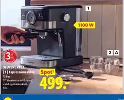 Lidl SILVERCREST Espressomaskine tilbud