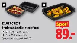 Lidl SILVERCREST Bradepande eller stegeform tilbud