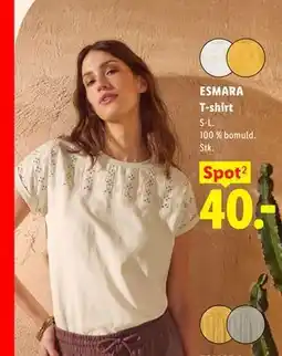 Lidl ESMARA T-shirt tilbud