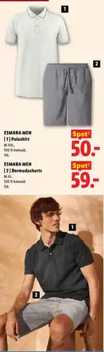 Lidl ESMARA MEN Poloshirt tilbud
