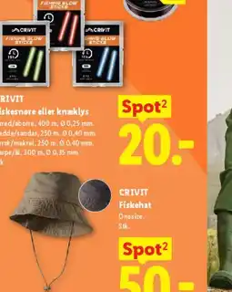 Lidl Fiskestang (spinnesæt / sæt til forskellige fisketyper) tilbud