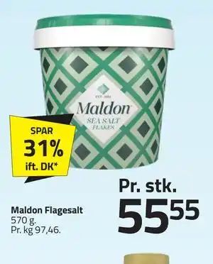 Fleggaard Maldon Flagesalt tilbud