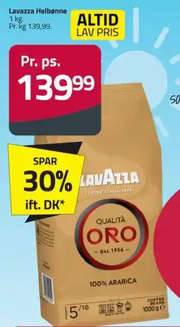 Fleggaard Lavazza Helbønne tilbud
