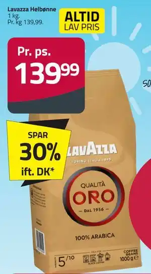 Fleggaard Lavazza Helbønne tilbud