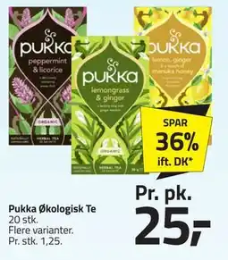 Fleggaard Pukka Økologisk Te tilbud