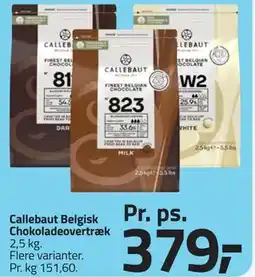 Fleggaard Callebaut Belgisk Chokoladeovertræk tilbud