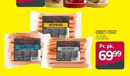 Fleggaard Langelænder Frankfurter, Ostepølser el. Grillpølser tilbud