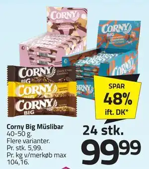 Fleggaard Corny Big Müslibar tilbud