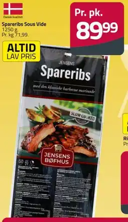 Fleggaard Spareribs Sous Vide tilbud