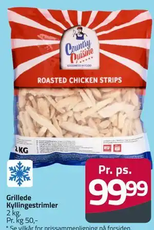Fleggaard Grillede Kyllingestrimler tilbud