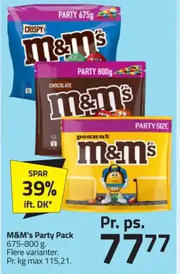 Fleggaard M&M’s Party Pack tilbud