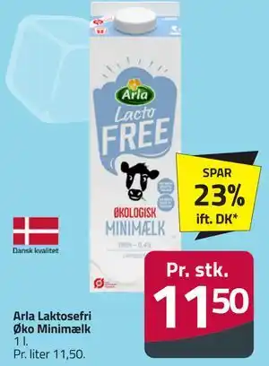 Fleggaard Arla Laktosefri Øko Minimælk tilbud