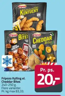 Fleggaard Fripozo Kylling el. Cheddar Bites tilbud