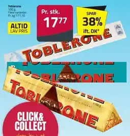 Fleggaard Toblerone tilbud