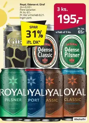 Fleggaard Royal, Odense el. Giraf tilbud