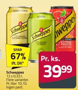 Fleggaard Schweppes tilbud