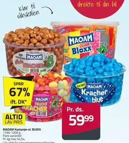 Fleggaard MAOAM Kastanjer el. BLOXX tilbud