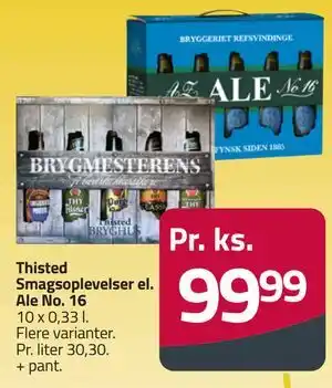 Fleggaard Thisted Smagsoplevelser el. Ale No. 16 tilbud
