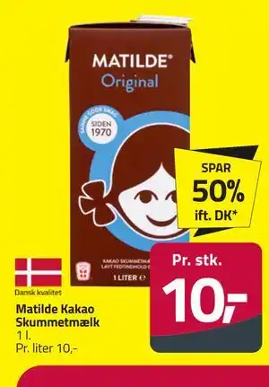 Fleggaard Matilde Kakao Skummetmælk tilbud