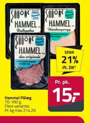 Fleggaard Hammel Pålæg tilbud
