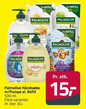 Fleggaard Palmolive Håndsæbe m/Pumpe el. Refill tilbud