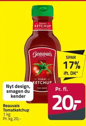 Fleggaard Beauvais Tomatketchup tilbud