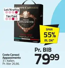 Fleggaard Coste Carezzi Appassimento tilbud