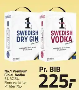 Fleggaard No.1 Premium Gin el. Vodka tilbud