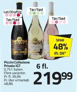 Fleggaard Piccini Collezione Privata IGT tilbud