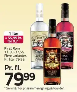 Fleggaard Pirat Rom tilbud