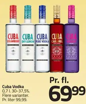 Fleggaard Cuba Vodka tilbud