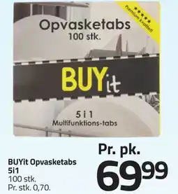 Fleggaard BUYit Opvasketabs 5i1 tilbud