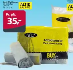 Fleggaard Buyit Affaldsposer m. Snøreluk tilbud