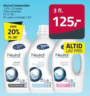Fleggaard Neutral Vaskemiddel tilbud