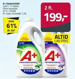 Fleggaard A+ Vaskemiddel tilbud