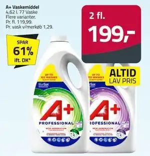 Fleggaard A+ Vaskemiddel tilbud
