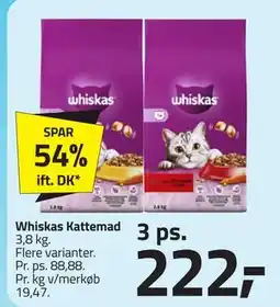 Fleggaard Whiskas Kattemad tilbud